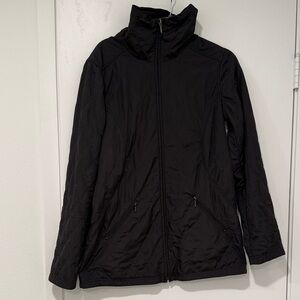 Athleta Women's Black Thin Puffer Jacket